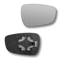 Replacement Wing Mirror Glass Right for Hyundai i30 2012-2017 Clip-On Driver Off side Heated Convex