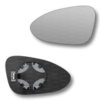 Replacement Wing Mirror Glass Left for Porsche Panamera 2017-2022 Clip-On Passenger Near Side N/S Heated Convex