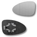 Replacement Wing Mirror Glass Left for Porsche Cayman 2016-2022 Clip-On Passenger Near Side N/S Heated with Blind Spot
