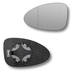 Replacement Wing Mirror Glass Left for Porsche Cayman 2016-2022 Clip-On Passenger Near Side N/S Heated with Blind Spot