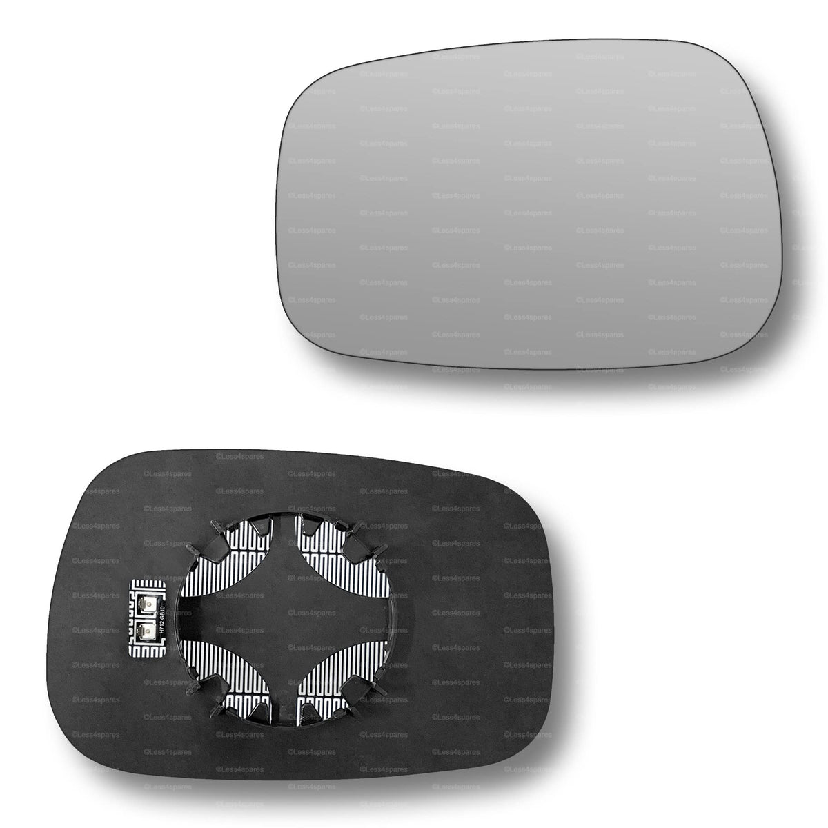 Replacement Wing Mirror Glass Left for Peugeot Partner 1996-2008 Clip-On Passenger Near Side N/S Heated Convex