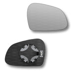 Replacement Wing Mirror Glass Right for Hyundai i10 2013-2019 Clip-On Driver Off side Heated Convex