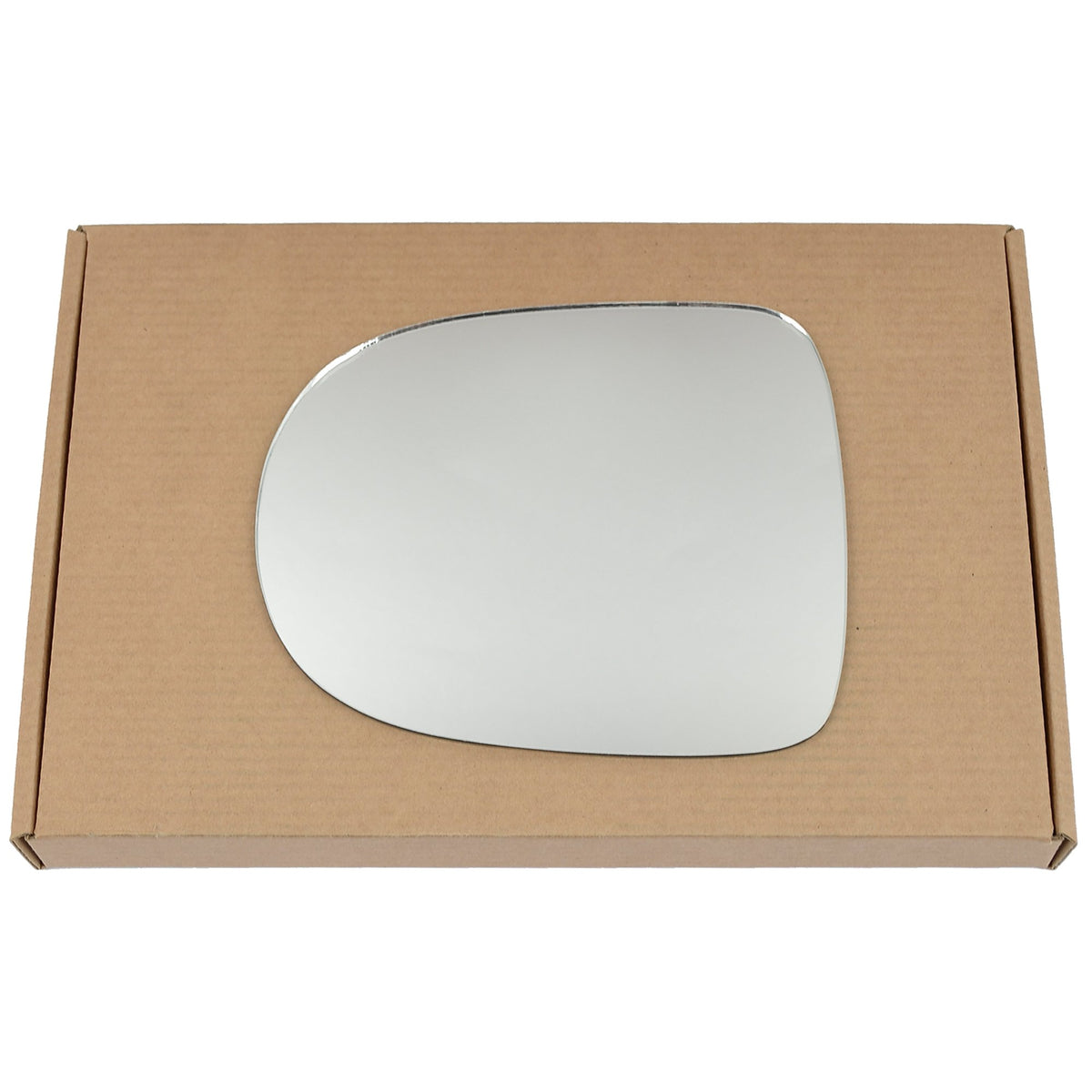 Wing Mirror Glass Left for Renault Clio 2009-2012 Stick-On Passenger Near Side Convex