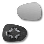 Replacement Wing Mirror Glass Left for Alfa Romeo Giulia 2015-2022 Clip-On Passenger Near Side N/S Heated Convex