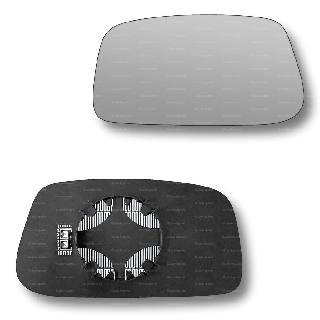 Replacement Wing Mirror Glass Left for Citroen C8 2002-2014 Clip-On Passenger Near Side N/S Heated Convex