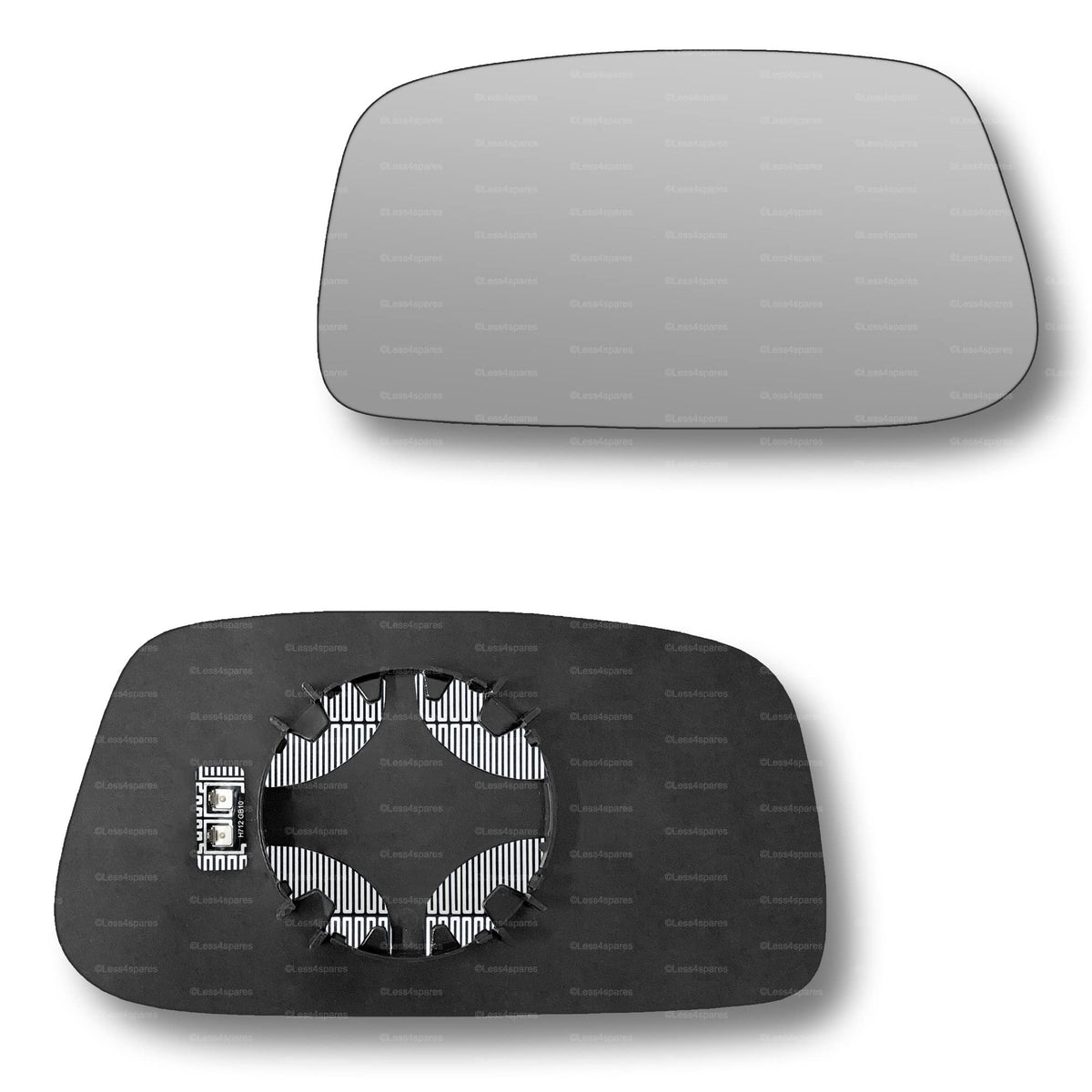 Replacement Wing Mirror Glass Left for Citroen C8 2002-2014 Clip-On Passenger Near Side N/S Heated Convex