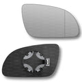 Replacement Wing Mirror Glass Right for Audi A8 2003-2007 Clip-On Driver Off side Heated with Blind Spot