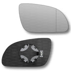 Replacement Wing Mirror Glass Right for Audi A8 2003-2007 Clip-On Driver Off side Heated with Blind Spot