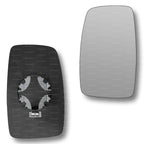 Replacement Wing Mirror Glass Left for Citroen Dispatch 2007-2016 Clip-On Passenger Near Side N/S Heated Convex