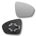 Replacement Wing Mirror Glass Right for Renault Clio 2019-2022 Clip-On Driver Off side Heated Convex