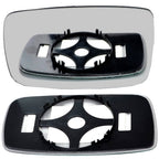 Wing Mirror Glass Left for Seat Arosa (Left Hand Drive) 2001-2005 Stick-On Passenger Near Side with Blind Spot