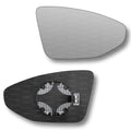 Replacement Wing Mirror Glass Right for Audi e-tron GT 2020-2022 Clip-On Driver Off side Heated Convex