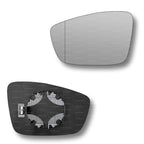 Replacement Wing Mirror Glass Left for Skoda Citigo 2011-2020 Clip-On Passenger Near Side N/S Heated with Blind Spot