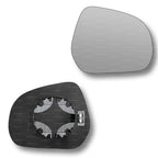 Replacement Wing Mirror Glass Right for Vauxhall Agila 2008-2015 Clip-On Driver Off side Heated Convex
