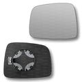Replacement Wing Mirror Glass Left for Jeep Cherokee 2001-2007 Clip-On Passenger Near Side N/S Heated Convex
