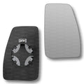 Replacement Wing Mirror Glass Right for Ford Transit Custom 2012-2022 Clip-On Driver Off side Heated Convex