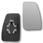 Replacement Wing Mirror Glass Right for Ford Transit Custom 2012-2022 Clip-On Driver Off side Heated Convex