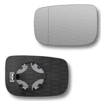 Replacement Wing Mirror Glass Left for Volvo XC60 2008-2017 Clip-On Passenger Near Side N/S Heated with Blind Spot