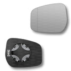 Replacement Wing Mirror Glass Left for Nissan Note 2013-2017 Clip-On Passenger Near Side N/S Heated with Blind Spot