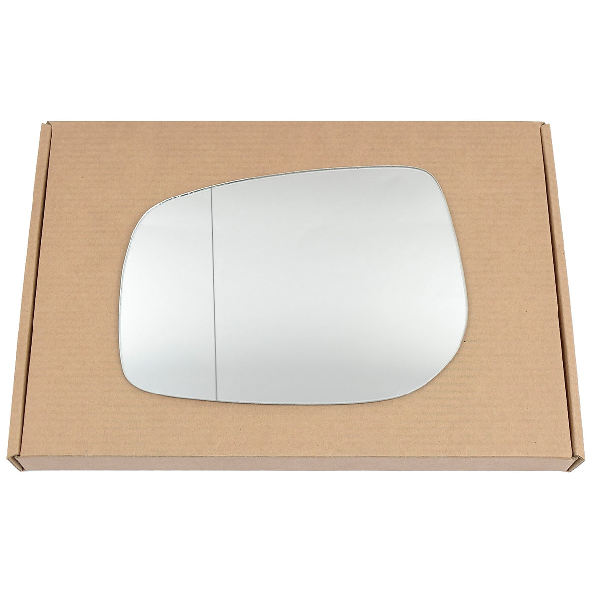 Wing Mirror Glass Left for Toyota Avensis 2006-2008 Stick-On Passenger Near Side with Blind Spot