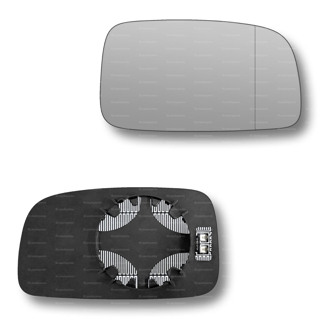 Replacement Wing Mirror Glass Right for Toyota Avensis 2003-2006 Clip-On Driver Off side Heated with Blind Spot