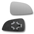 Replacement Wing Mirror Glass Right for Vauxhall Astra 2009-2010 Clip-On Driver Off side Heated Convex