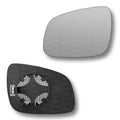 Replacement Wing Mirror Glass Left for Chevrolet Spark 2009-2015 Clip-On Passenger Near Side N/S Heated Convex