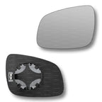 Replacement Wing Mirror Glass Left for Chevrolet Spark 2009-2015 Clip-On Passenger Near Side N/S Heated Convex
