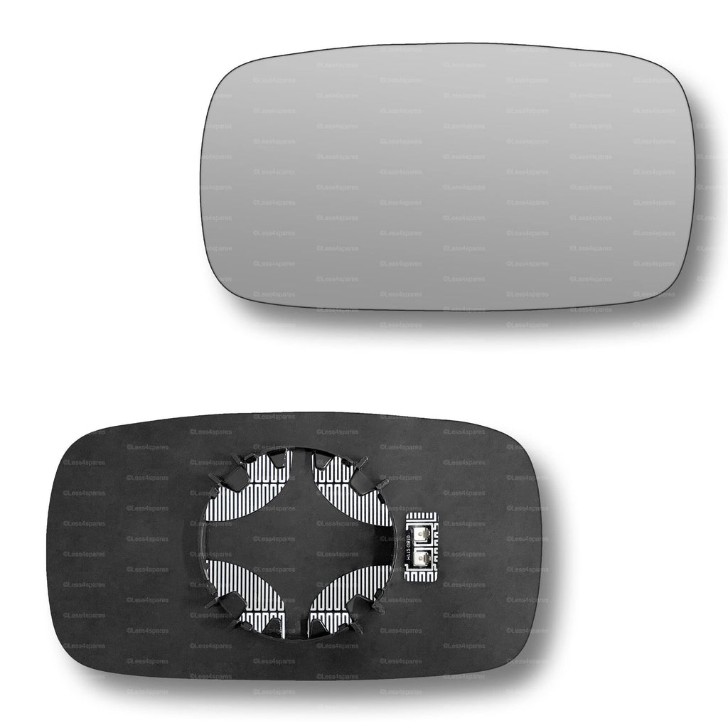 Replacement Wing Mirror Glass Right for Ford Mondeo 1996-2000 Clip-On Driver Off side Heated Convex