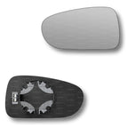 Replacement Wing Mirror Glass Left for VW Sharan 1995-1998 Clip-On Passenger Near Side N/S Heated Convex