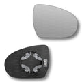 Replacement Wing Mirror Glass Right for Hyundai Tucson 2015-2019 Clip-On Driver Off side Heated Convex