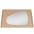 Wing Mirror Glass Left for Audi A3 2012-2020 Stick-On Passenger Near Side with Blind Spot