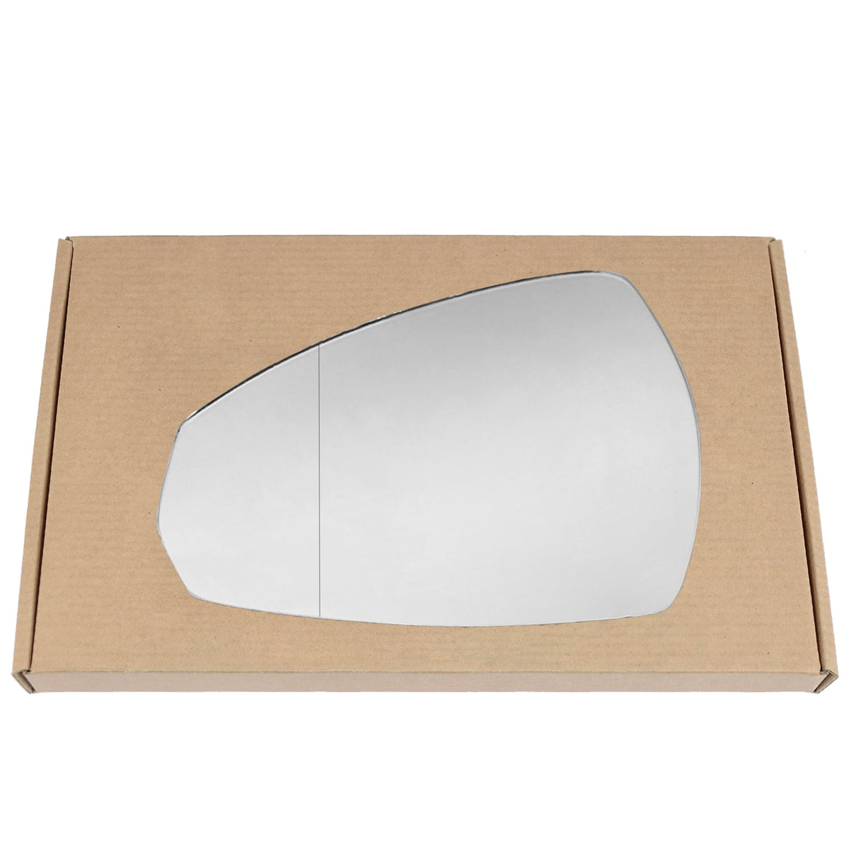 Wing Mirror Glass Left for Audi A3 2012-2020 Stick-On Passenger Near Side with Blind Spot