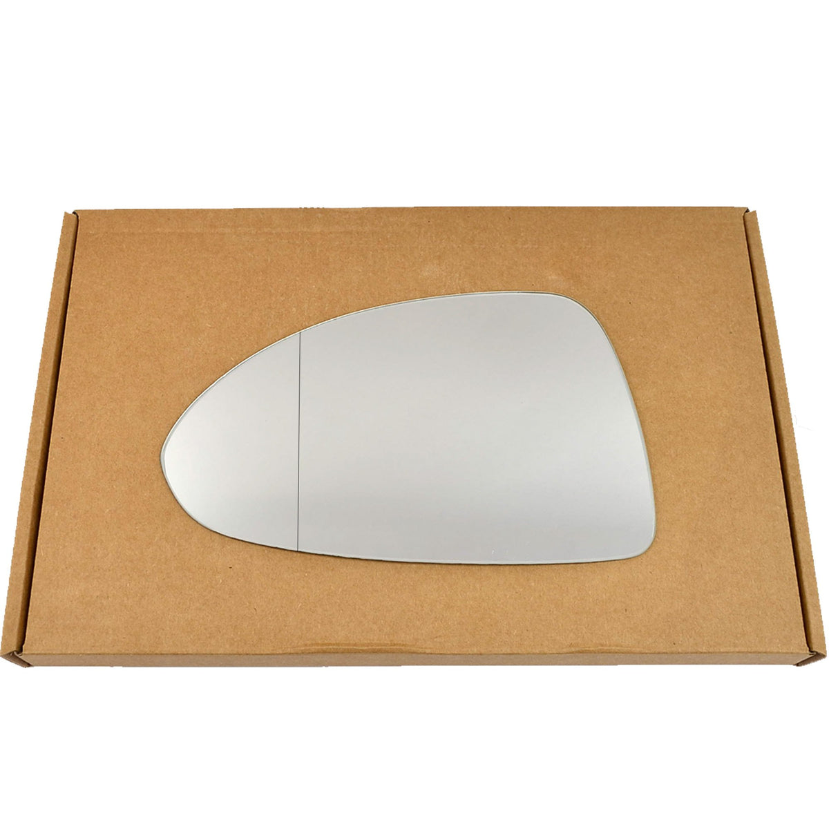 Wing Mirror Glass Left for Vauxhall Corsa 2014-2020 Stick-On Passenger Near Side with Blind Spot