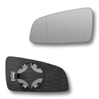 Replacement Wing Mirror Glass Left for Vauxhall Zafira 2005-2009 Clip-On Passenger Near Side N/S Heated with Blind Spot