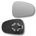 Replacement Wing Mirror Glass Right for Alfa Romeo Mito 2008-2018 Clip-On Driver Off side Heated Convex