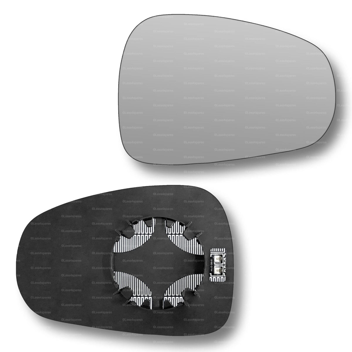 Replacement Wing Mirror Glass Right for Alfa Romeo 159 2005-2011 Clip-On Driver Off side Heated Convex