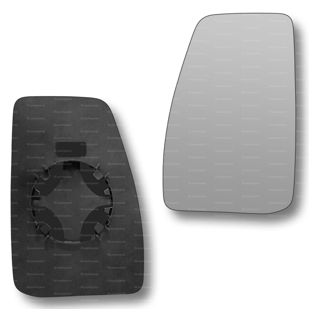 Replacement Wing Mirror Glass Right for Vauxhall Vivaro 2019-2022 Clip-On Driver Off side Heated Convex