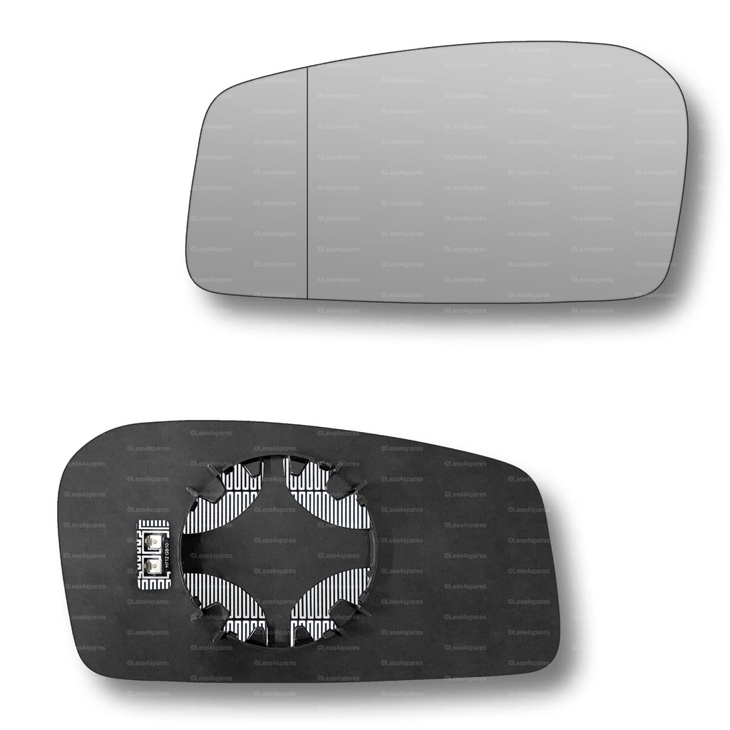 Replacement Wing Mirror Glass Left for Peugeot 806 1994-2002 Clip-On Passenger Near Side N/S Heated with Blind Spot