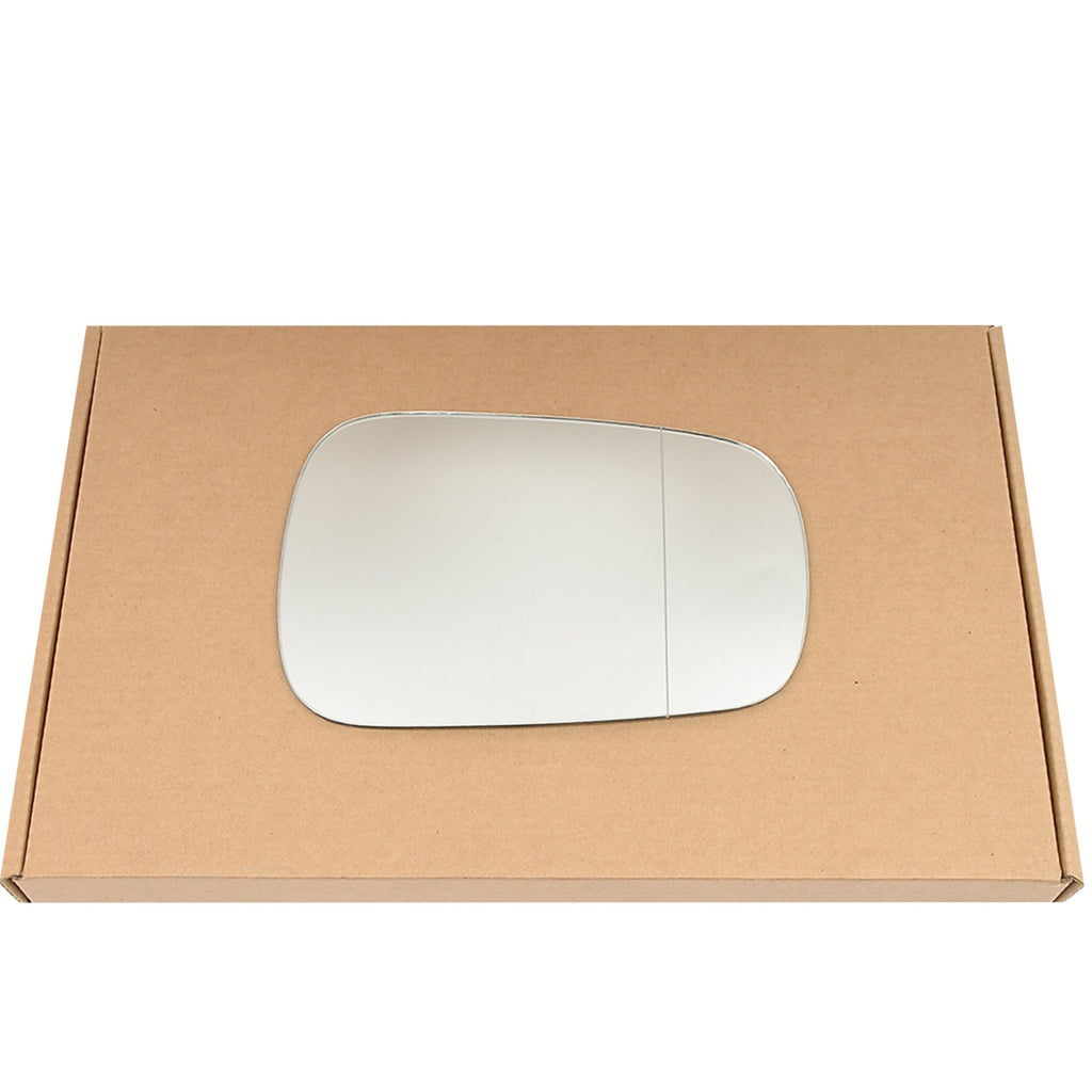 Wing Mirror Glass Right for Ford Fusion 2002-2005 Stick-On Driver Off Side with Blind Spot