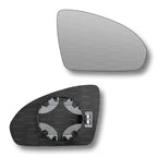 Replacement Wing Mirror Glass Right for Smart Fortwo 2007-2014 Clip-On Driver Off side Heated Convex