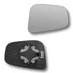Replacement Wing Mirror Glass Right for Mitsubishi Shogun Pinin 1999-2007 Clip-On Driver Off side Heated Convex