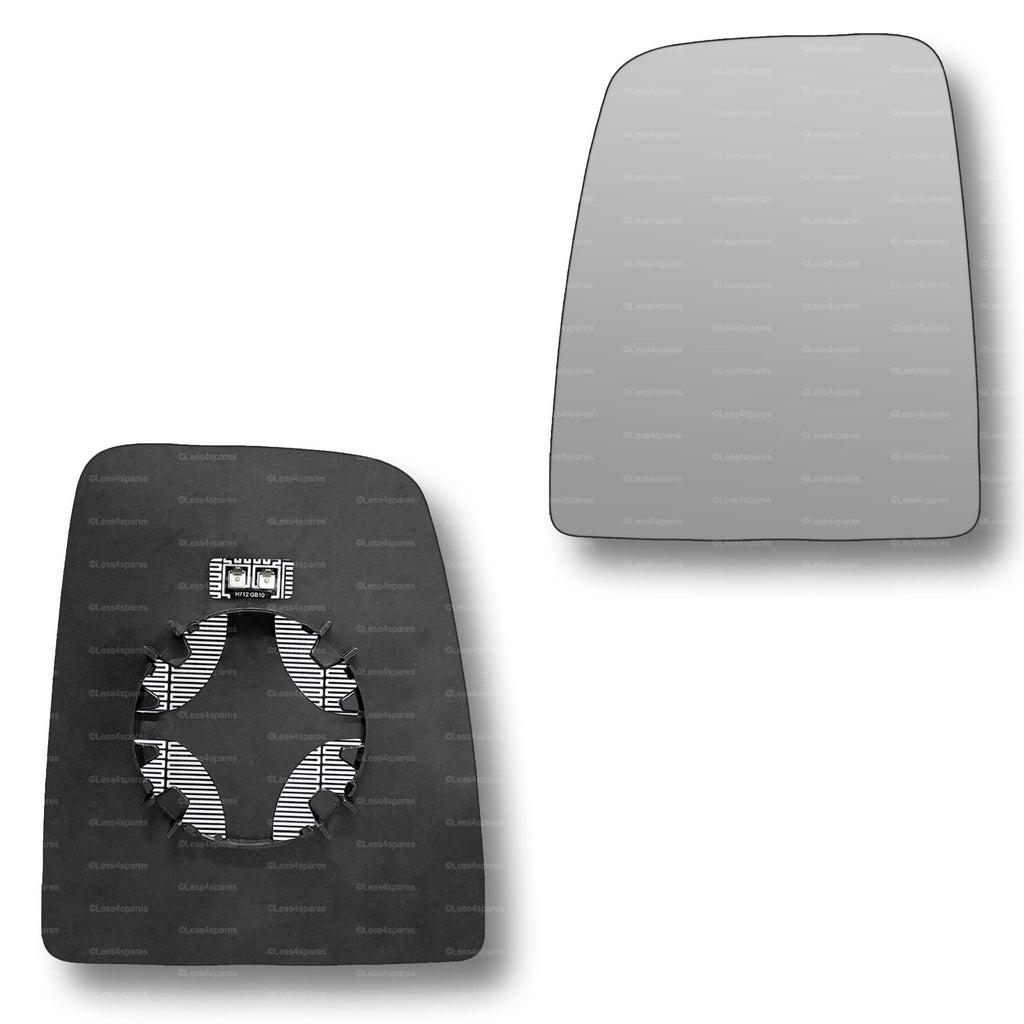 Replacement Wing Mirror Glass Left for Mercedes Sprinter 2018-2022 Clip-On Passenger Near Side N/S Heated Convex