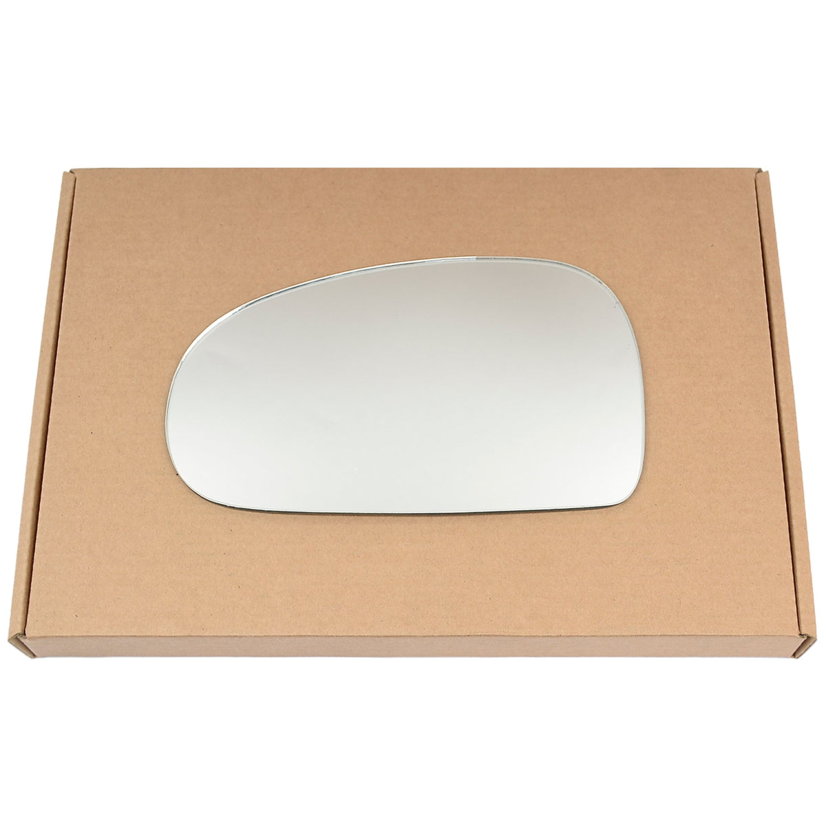 Wing Mirror Glass Left for Audi TT 1999-2006 Stick-On Passenger Near Side Convex