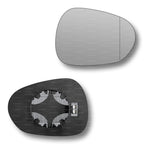 Replacement Wing Mirror Glass Right for Alfa Romeo Giulia 2015-2022 Clip-On Driver Off side Heated with Blind Spot