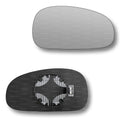 Replacement Wing Mirror Glass Right for Seat Leon 2005-2009 Clip-On Driver Off side Heated Convex