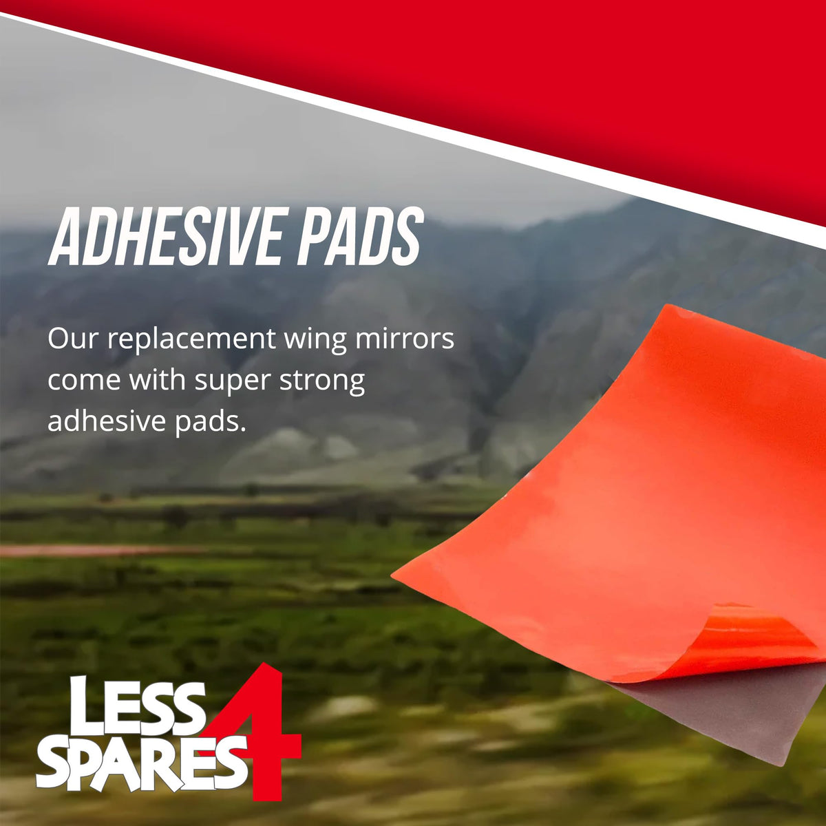 Side View Replacement Wing Mirror Glass for Audi A5 2016-2023 Convex Right Driver off side RHS O/S - image 3