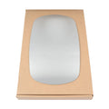Wing Mirror Glass Right for Fiat Doblo 2001-2010 Stick-On Driver Off Side Convex