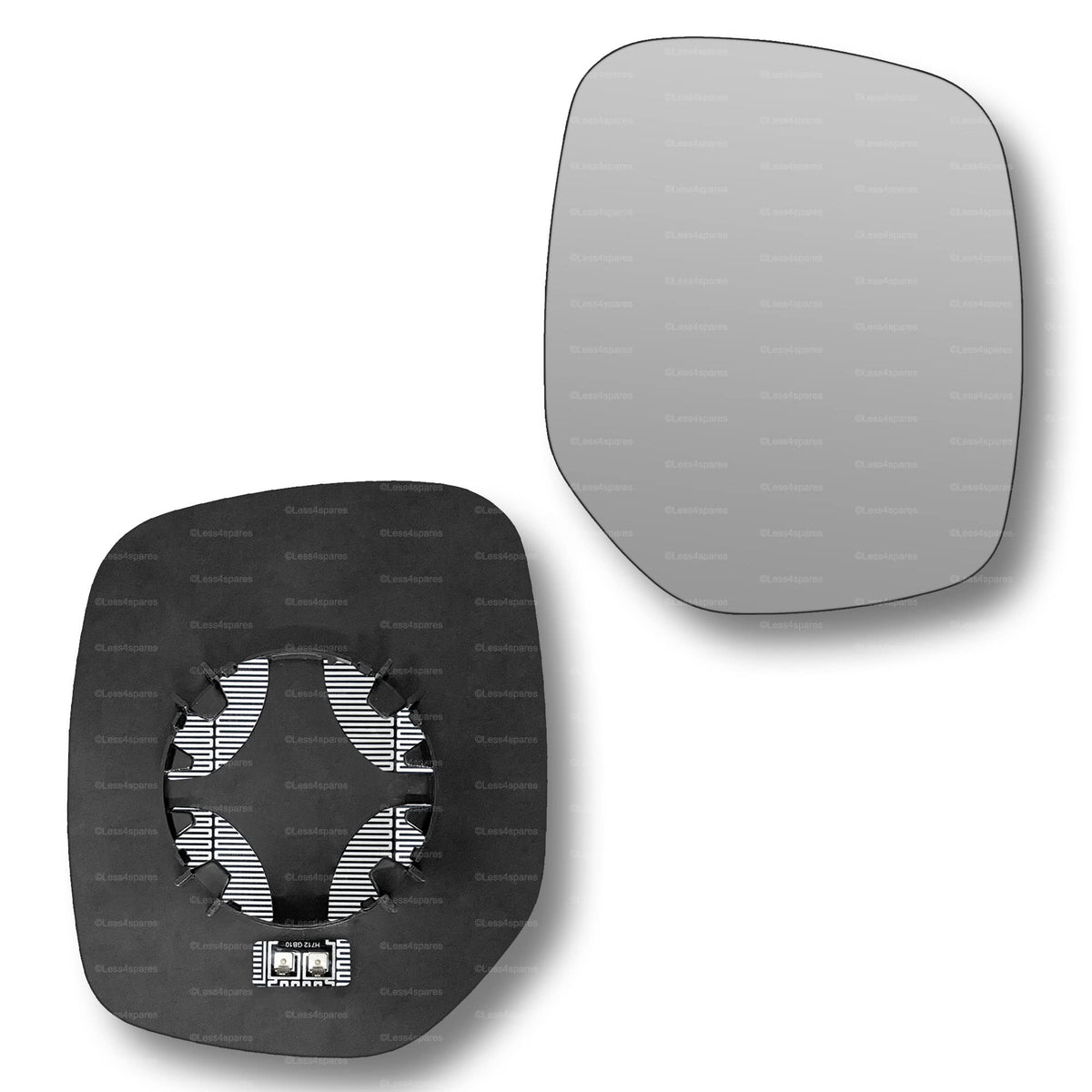 Replacement Wing Mirror Glass Right for Citroen Berligo 1996-2008 Clip-On Driver Off side Heated Convex