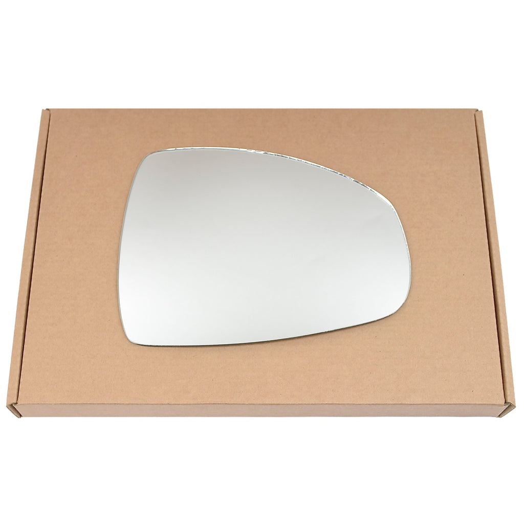 Wing Mirror Glass Right for Audi A1 2010-2018 Stick-On Driver Off Side Convex
